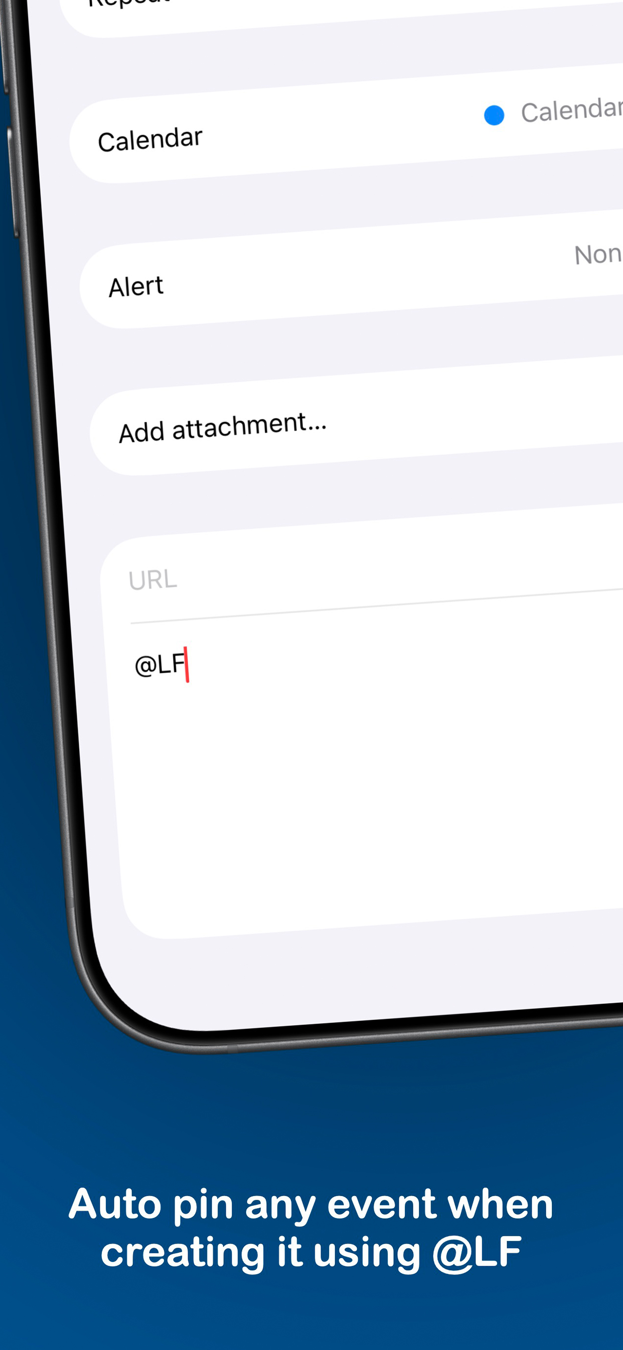 Auto-pin with @lf screen in the Looking Forward iOS app